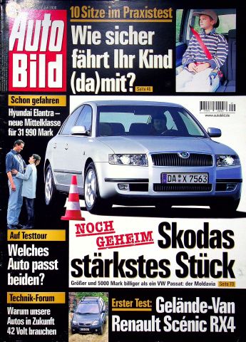 Deckblatt Auto Bild (29/2000)